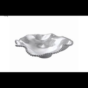 Mariposa Stainless Steel Large Serving Bowl